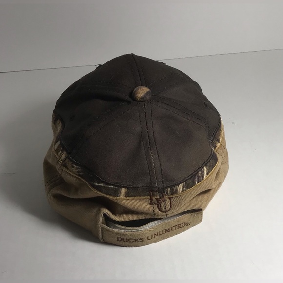 Ducks Unlimited Brown, Tan & Camo Hat - Picture 4 of 6